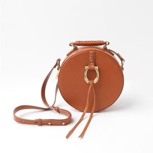 SANCIA Luciella Canteen Handbag in Cognac